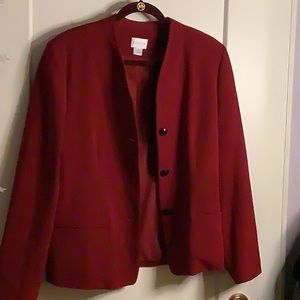 Beautiful deep red Blazer